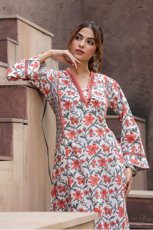 Women Floral Printed Kurta
